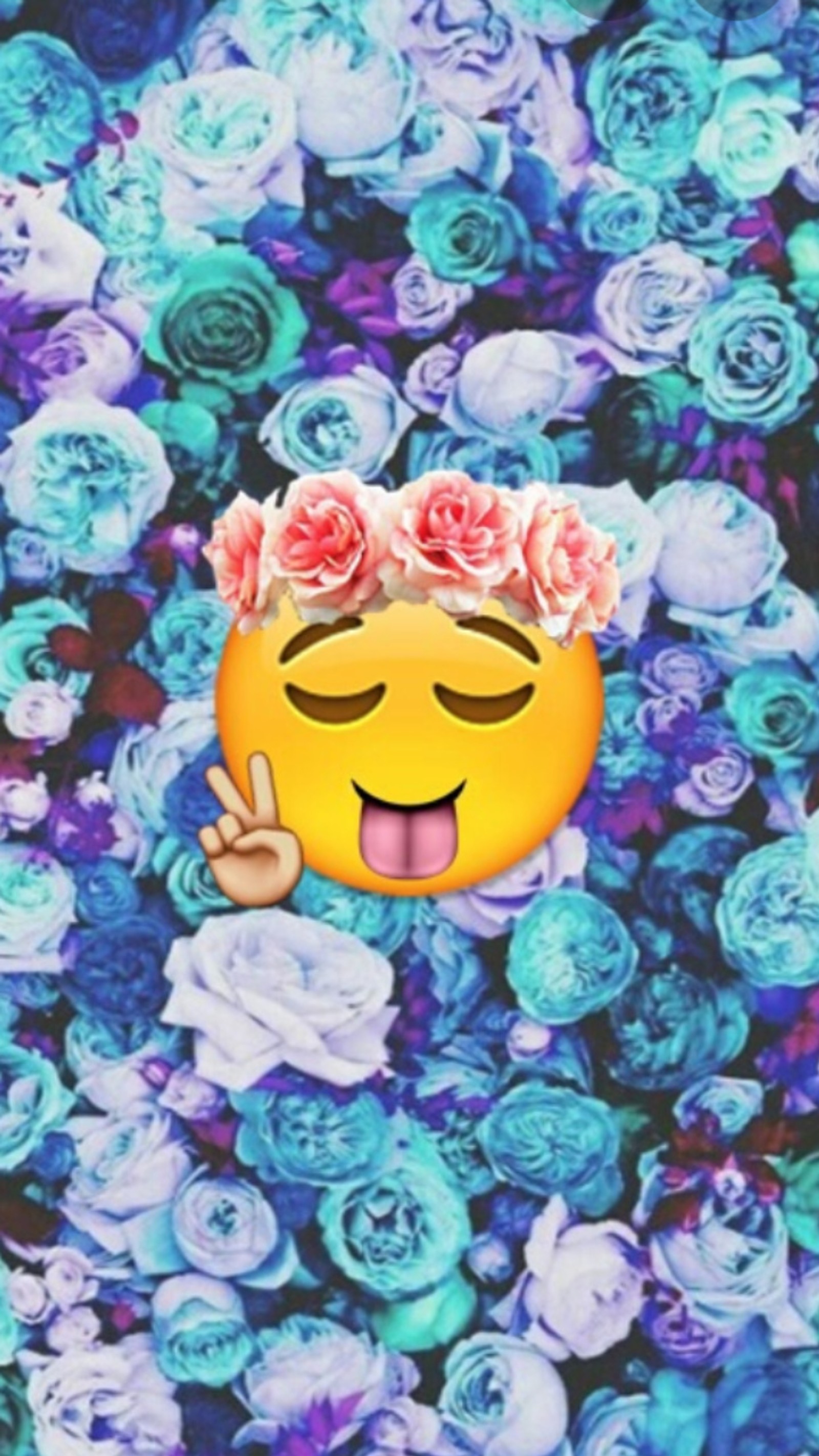 Скачать обои эмодзи, emojis, роза, розы