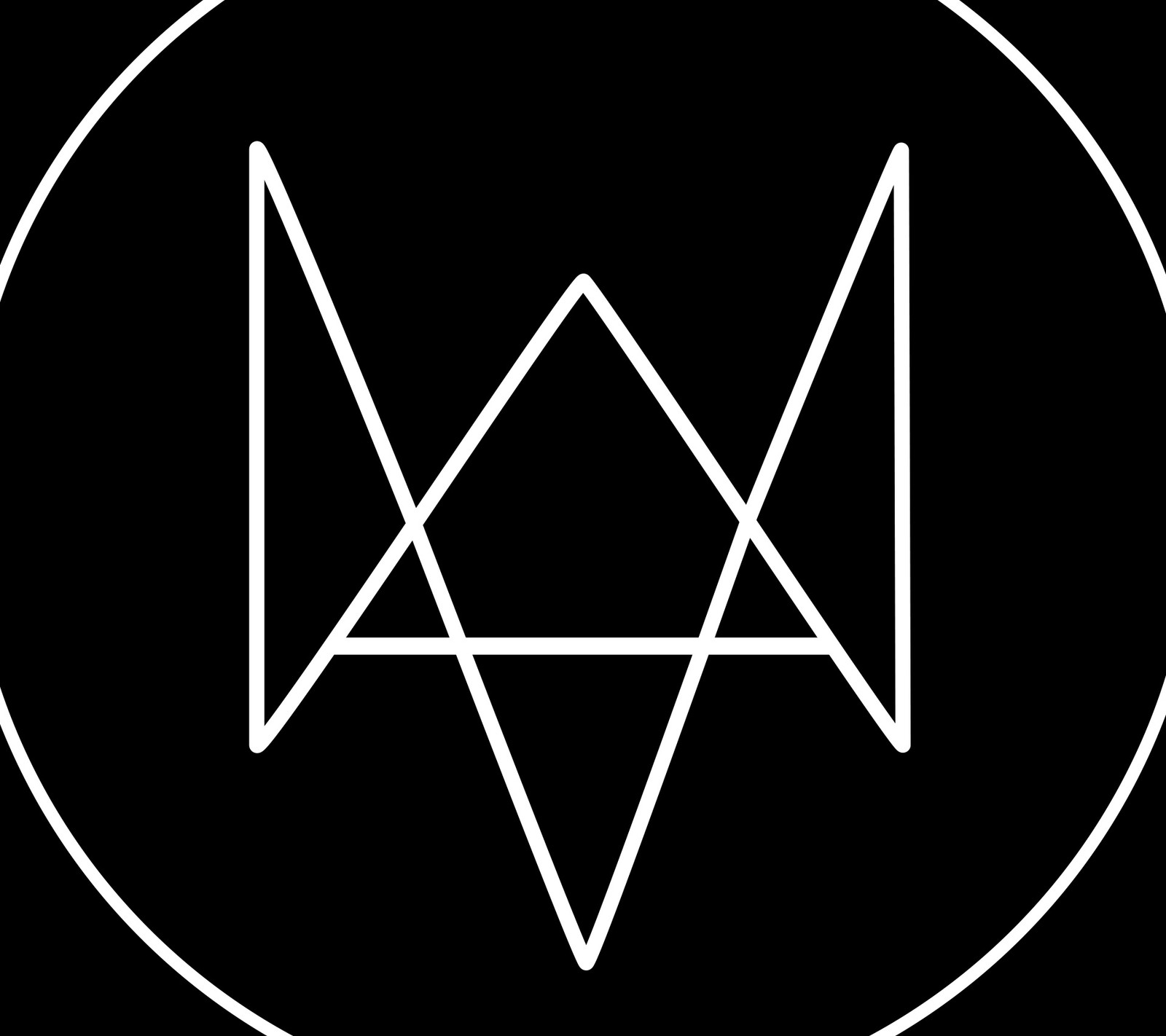 Das logo der neuen musikgruppe, m (spiel, ps3, ps4, watch dogs, xbox 360)