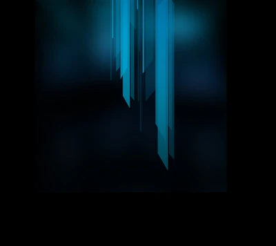 Cyan Abstract Android App Background with Geometric Lines