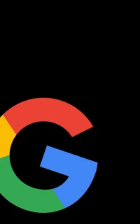 Logo de Google sur un fond noir