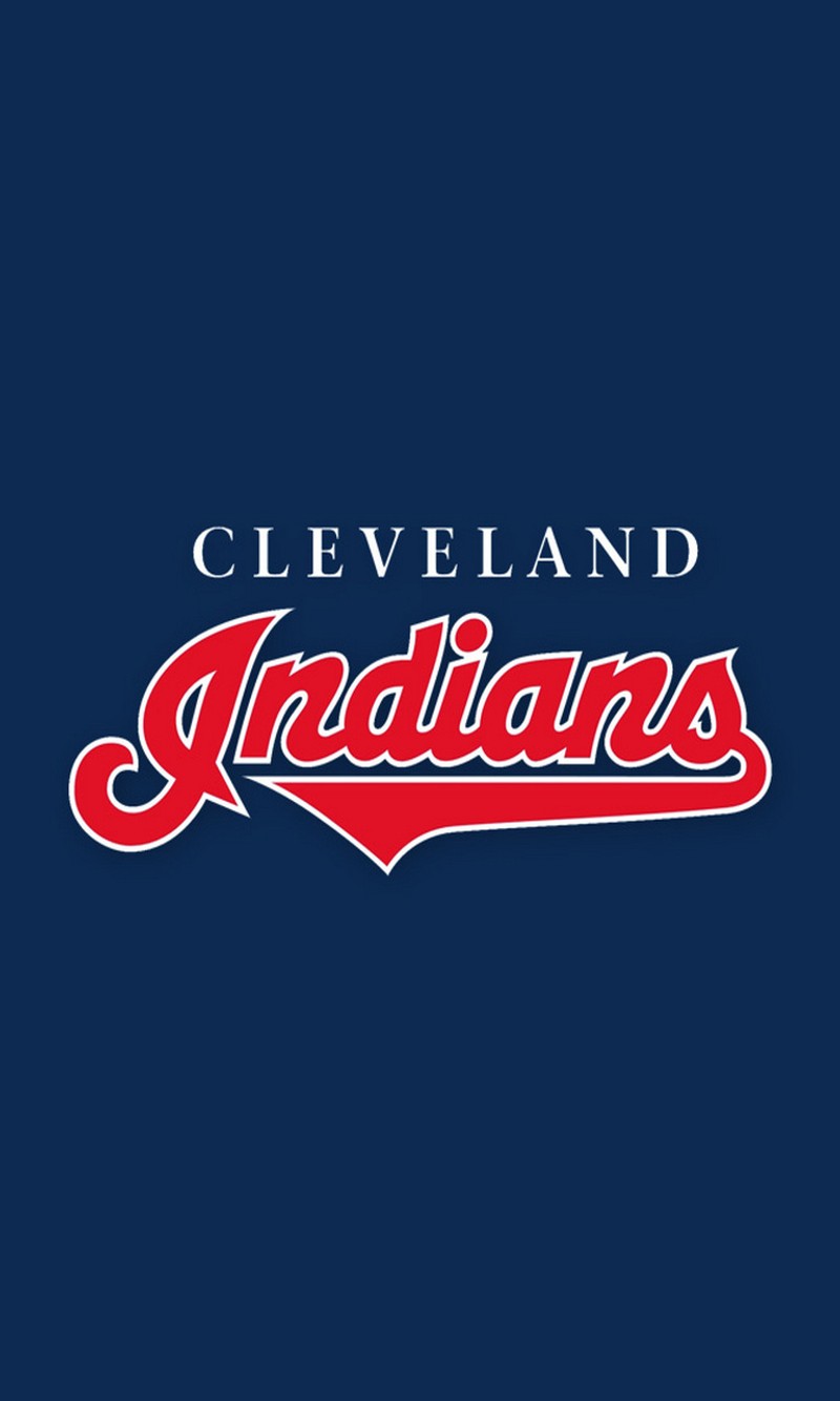 Обои для iphone с логотипом кливленд индианс (бейсбол, cleveland indians, индейцы, mlb, спорт)