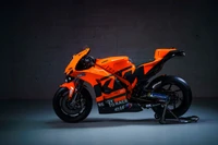 KTM RC16: MotoGP-Rennmotorrad 2021 in auffälliger orangefarbener Lackierung