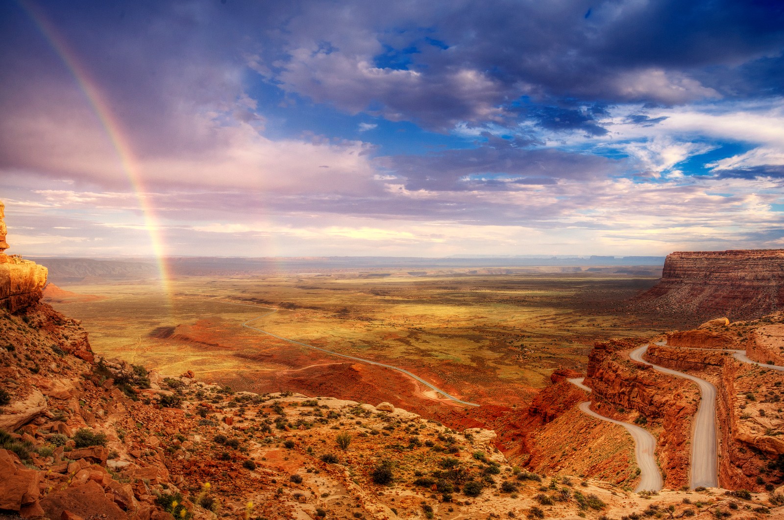 nature, badlands, canyon, cloud, sky wallpaper