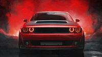 Скачать обои додж, dodge, додж челленджер, dodge challenger, маслкар