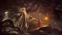 fantasy, mythology, dragon, darkness, pc game wallpaper