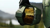 Der ikonische Helm von Master Chief aus Halo Infinite