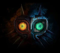 Le Masque de Majora : Une Fusion Vibrante de Couleur et de Mystère