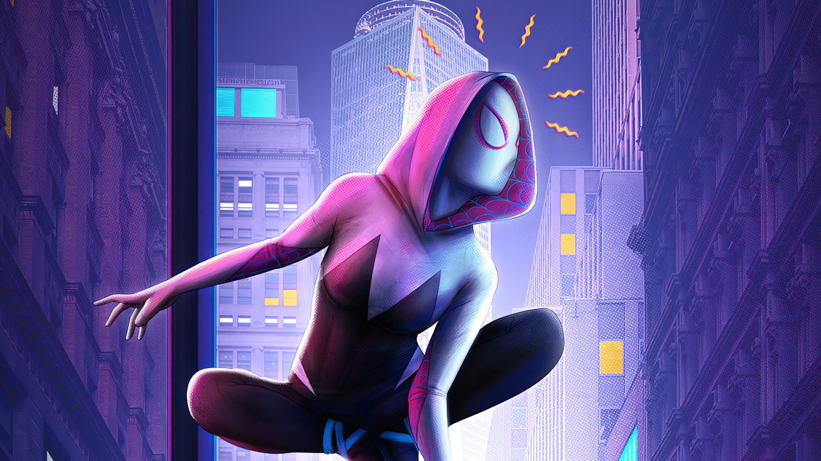 Человек-паук в мультивселенной паука (гвен паук, spider gwen, marvel comics, девочки, супергерой)