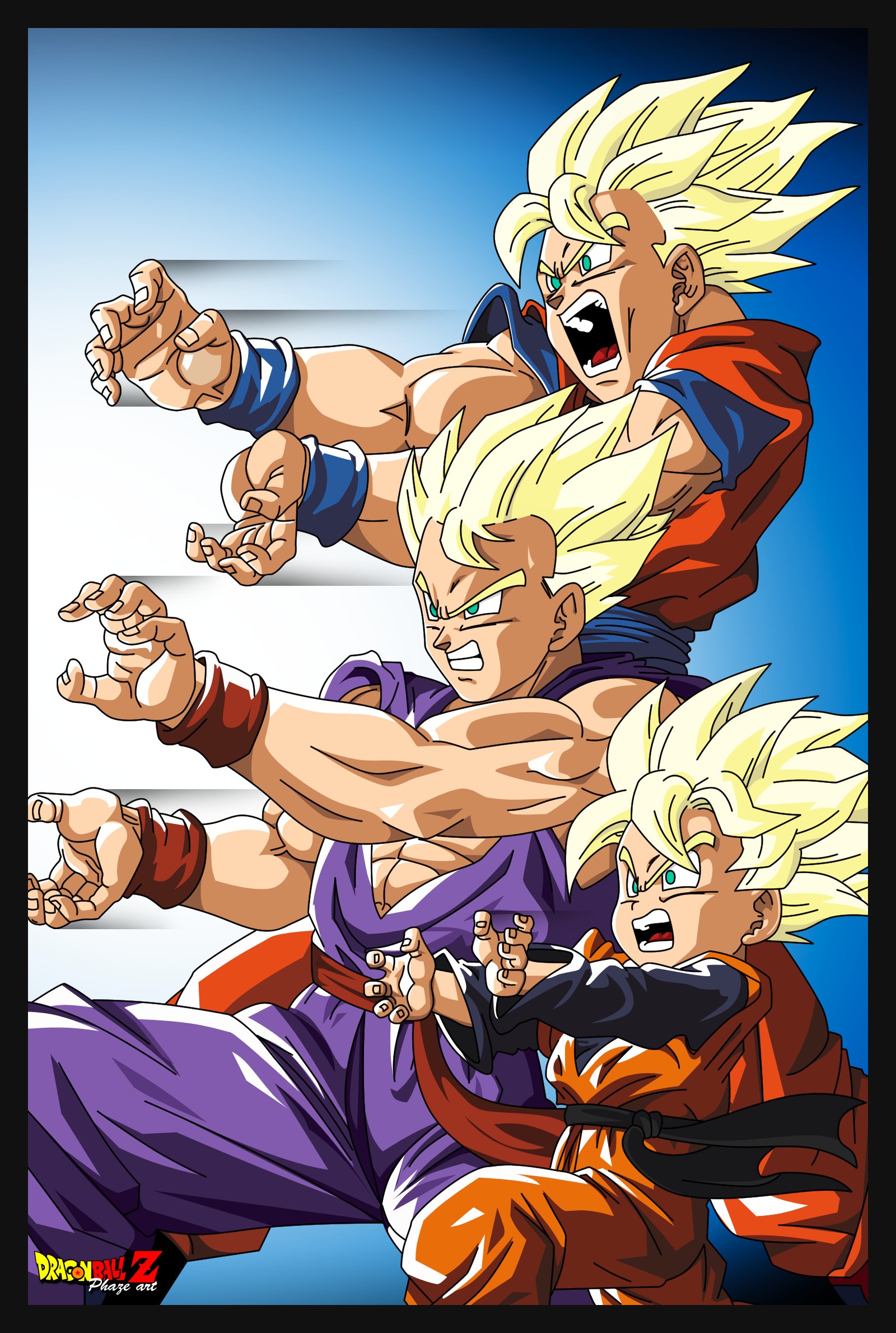 Téléchargez le fond d'écran anime, balle, dragon, gohan, goku