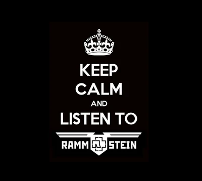 mantenha a calma, rammstein