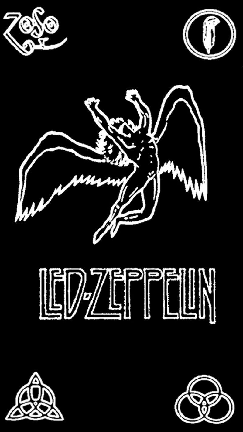 Led zeppelin - лучшее собрание (светодиод, скала, символы, цеппелин, zeppelin)