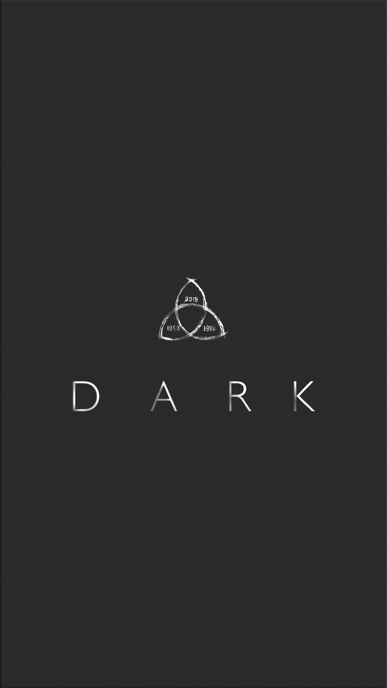 Dark logo with a black background and a white outline (dark, entertainment, gray, minimalist, netflix)