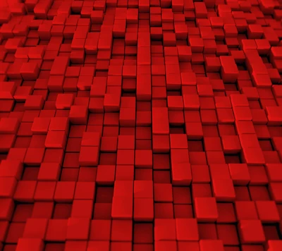 Dynamic Red Cube Array