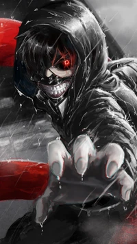 аниме, anime, тёмный, канеки, kaneki