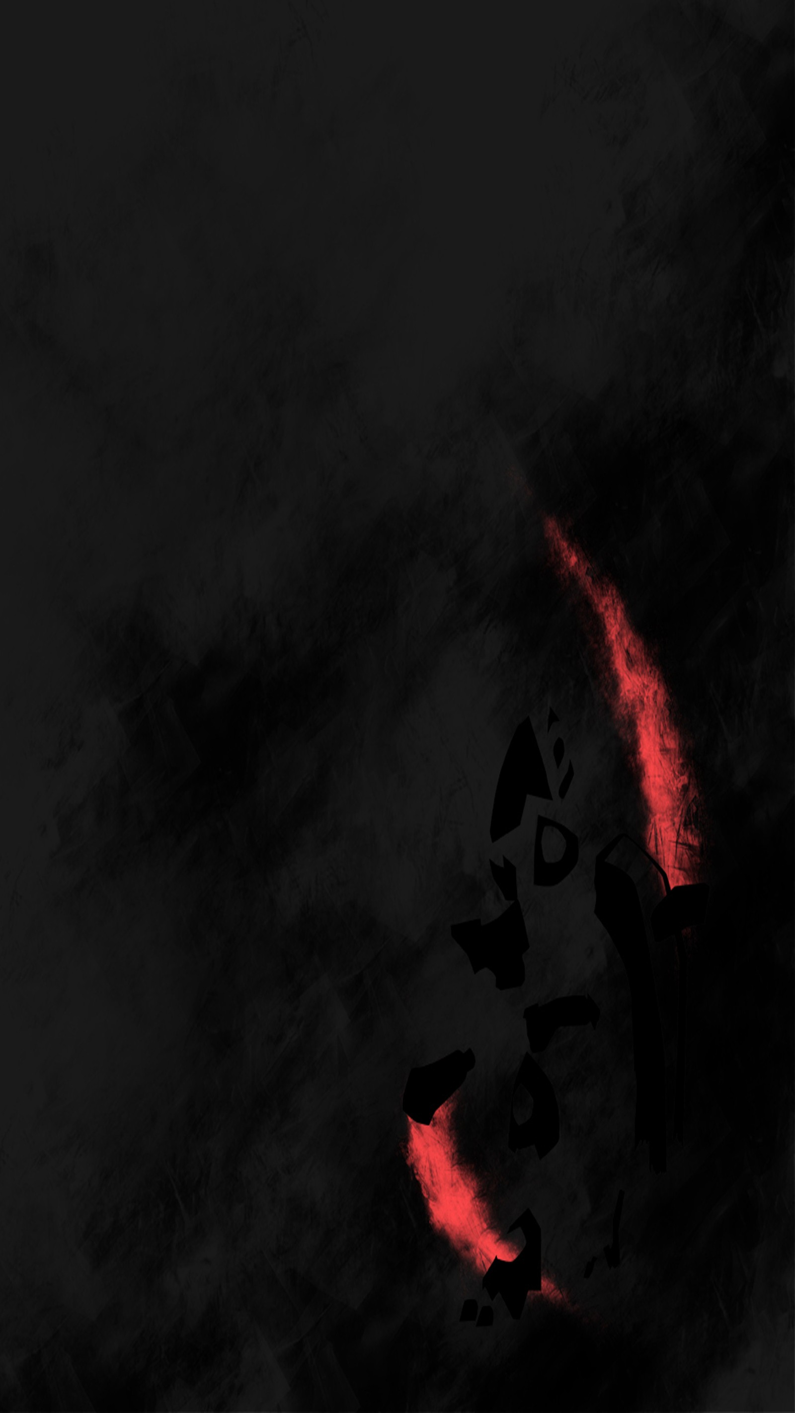 There is a clock with a red light on it in the dark (929, abstract, black, gray, minimal)