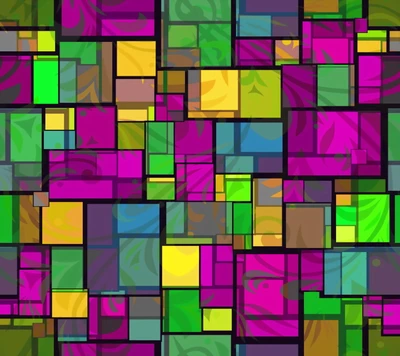 abstrait, arrière plan, couleur, cubes, géométrie