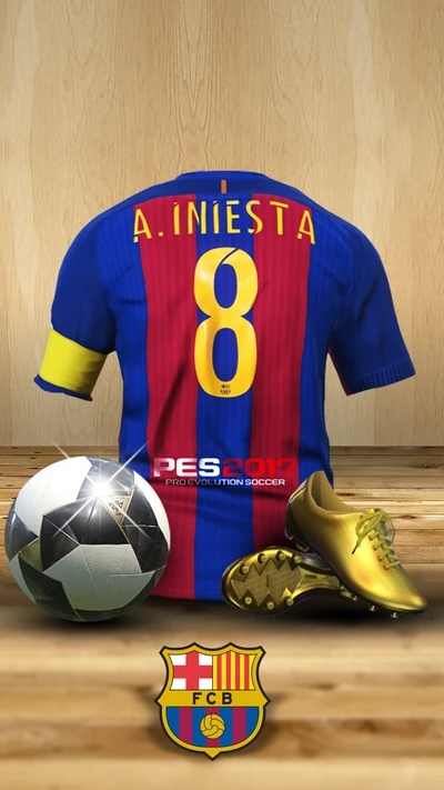 iniesta, a iniesta, pes2017