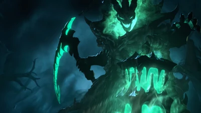 треш, thresh, lol, видеоигра, league of legends