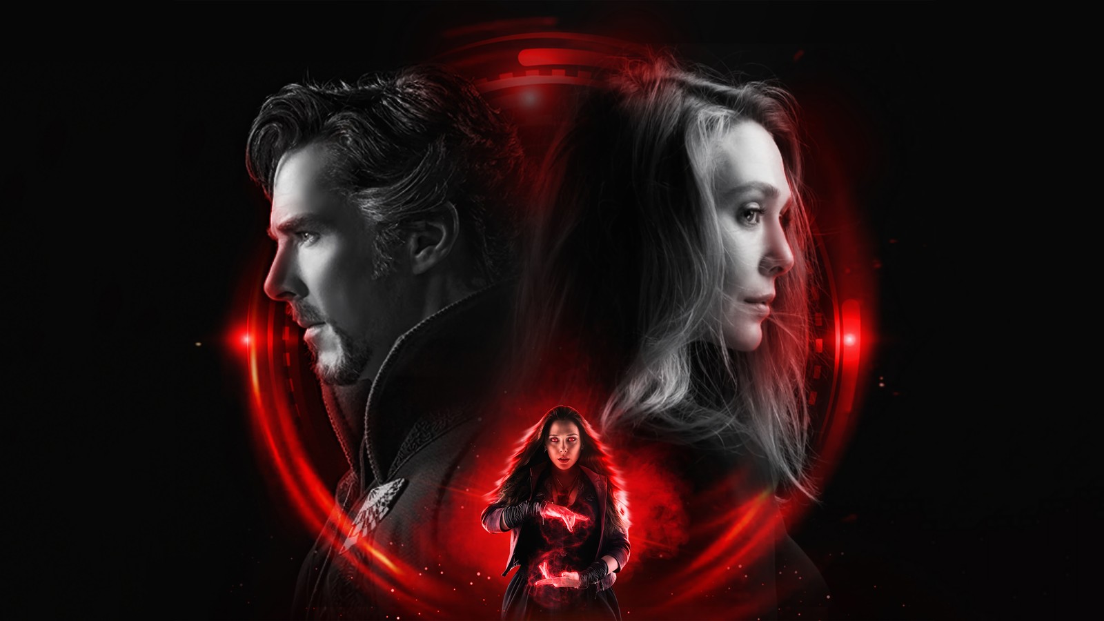 Los vengadores llegan a netflix con un nuevo póster (bruja escarlata, scarlet witch, doctor strange en el extraño multiverso de la locura, 2022, película)