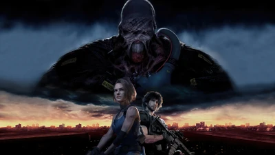 Resident Evil 3 Remake: Jill Valentine e Carlos Oliveira enfrentam Nemesis