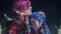 Emotional Bond: Vi and Jinx from Arcane