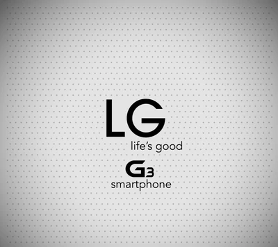 Smartphone LG G3 - Diseño del logotipo Life's Good