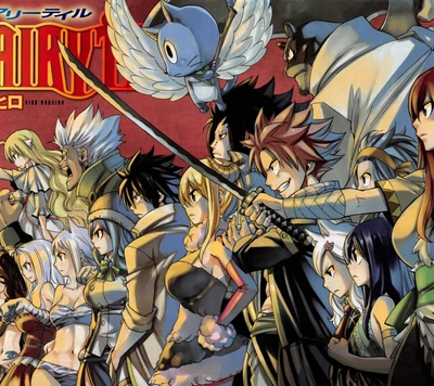 Gremio Fairy Tail: Héroes Unidos Listos para la Batalla