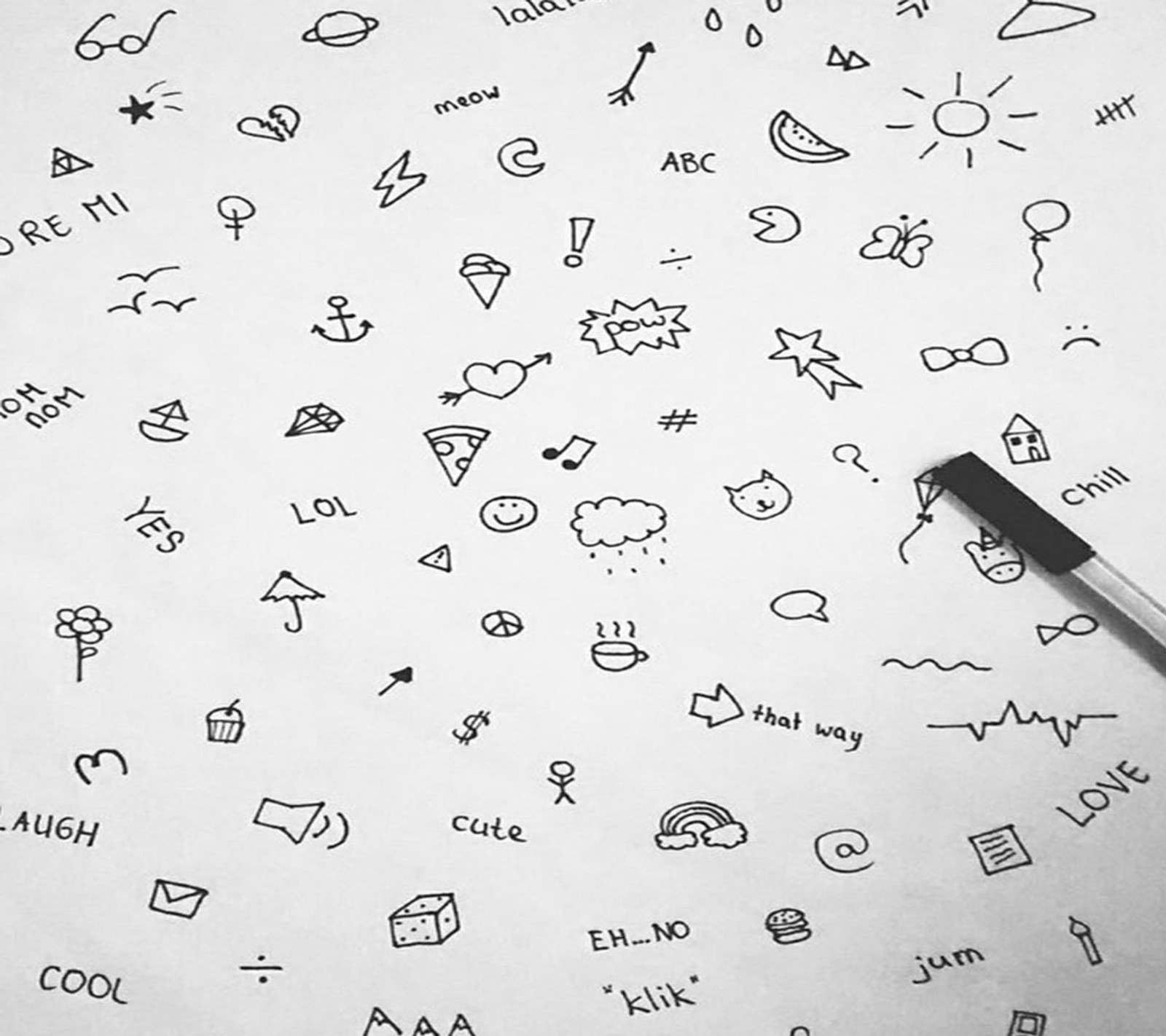 doodle, pattern Download Wallpaper