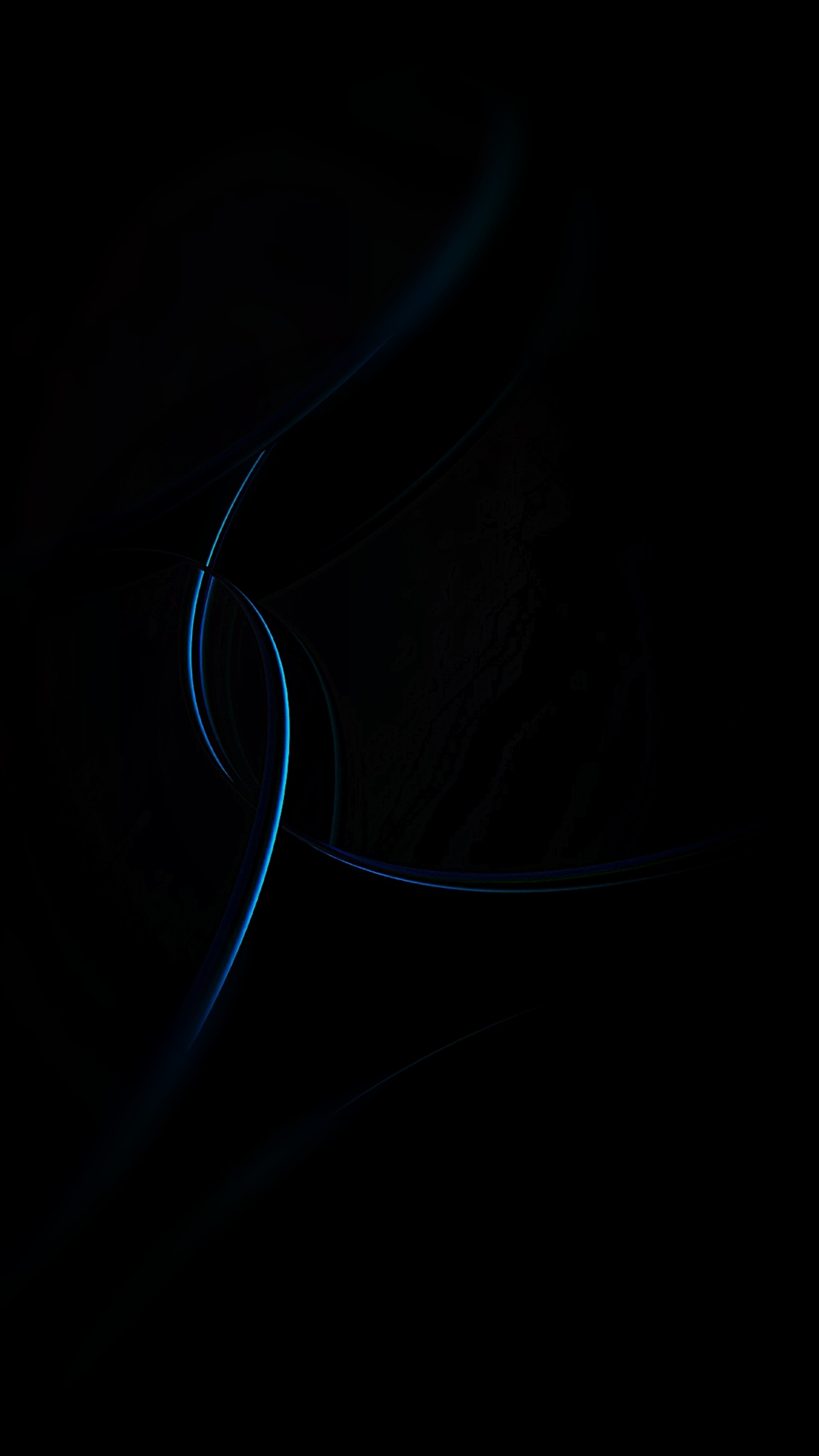 There is a black background with a blue swirl in the middle (black, space)