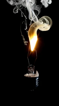 broken, bulb, electric, flame, lamp wallpaper