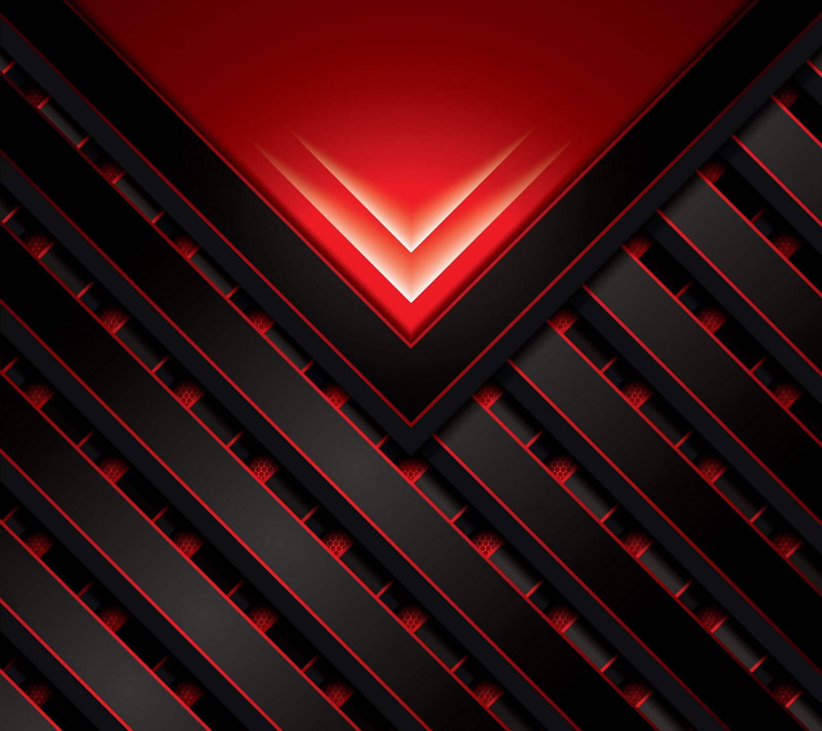 A red and black abstract background with a diagonal pattern (abstract, art, black, metallic, red)