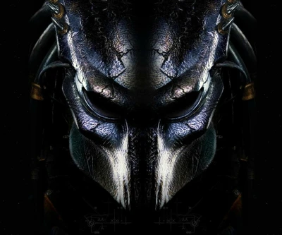 Dunkle Sci-Fi Predator Maske