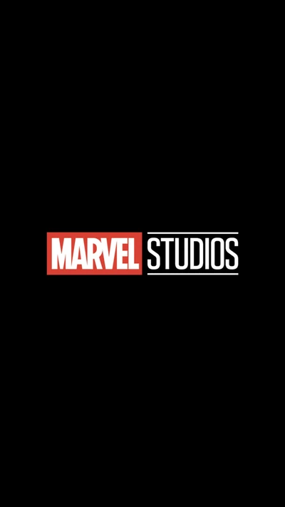 Marvel Studios-Logo auf schwarzem Hintergrund