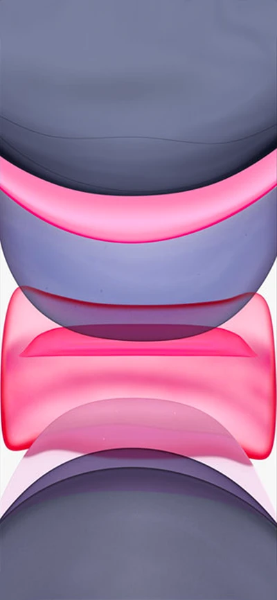 Diseño curvado colorido inspirado en productos de Apple