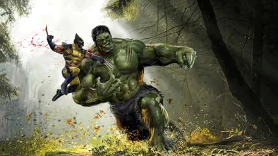 Wolverine y Hulk: Fuerzas Imparables del Universo Marvel