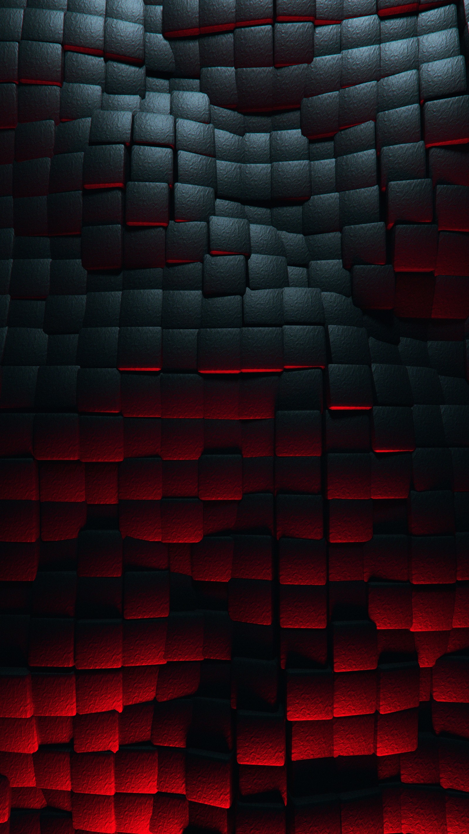 A close up of a red and black wall with a black background (pattern, textile, brick, brickwork, flooring)