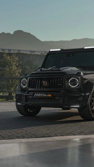 Brabus Mercedes-Benz G-Class с ярким автомобильным освещением и индивидуальной решеткой радиатора