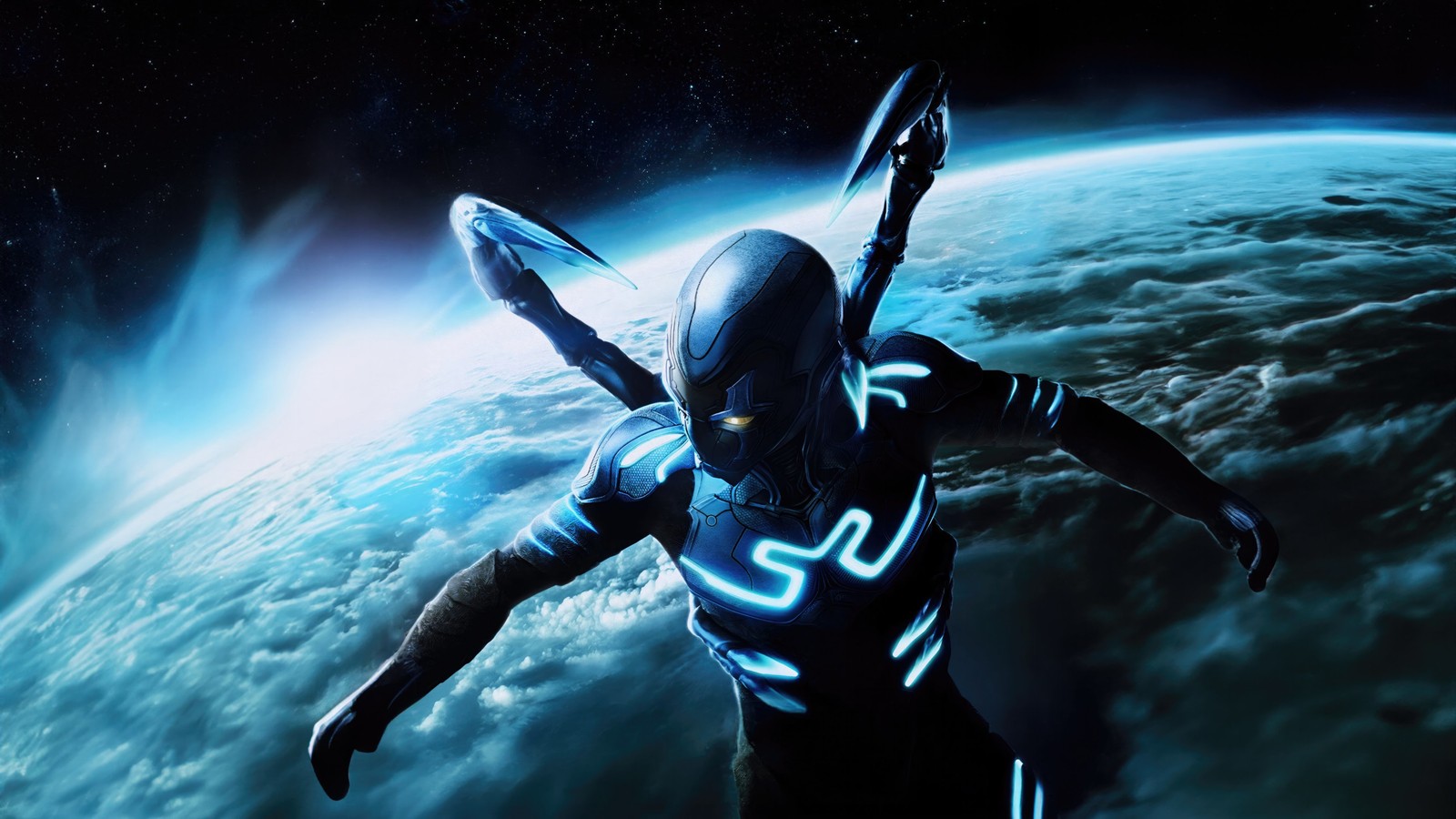 Download blue beetle, official, dc superheroes, movies, 4k wallpaper for free