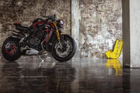 MV Agusta Rush 1000: Moto de desempenho em um ambiente urbano