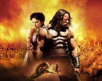 dwayne johnson, mythology, movie, illustration, art wallpaper