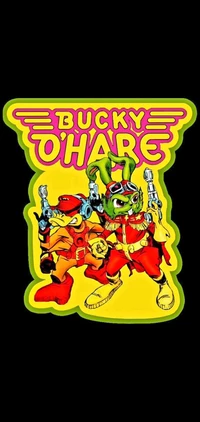 Design de t-shirt graphique vibrant de Bucky O'Hare