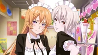 Duo dynamique de compétition culinaire : Alice et Erina de Shokugeki no Soma