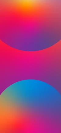 Vibrant Gradient Art: A Fusion of Azure, Purple, and Magenta Hues