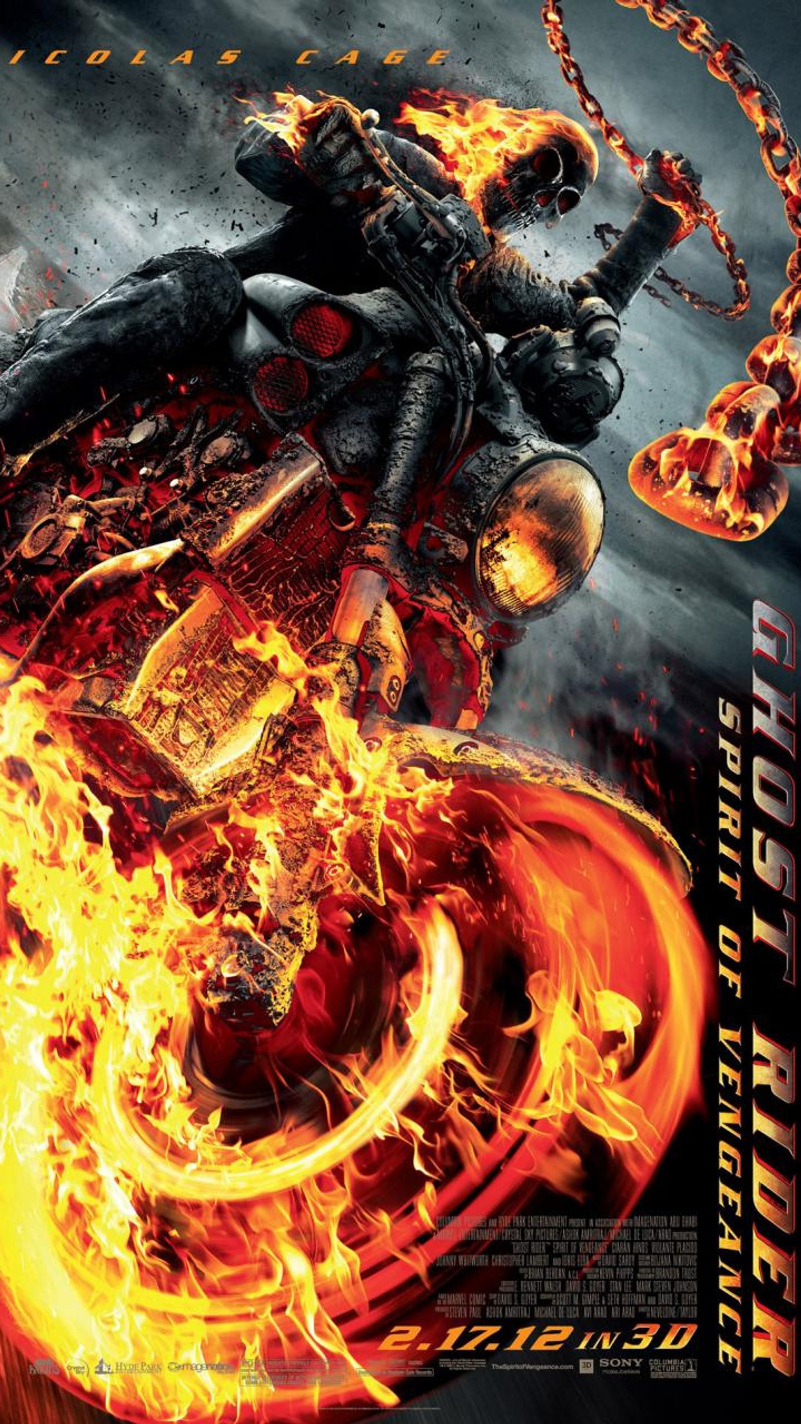 Скачать обои призрак, призрачный гонщик, ghost rider, всадник