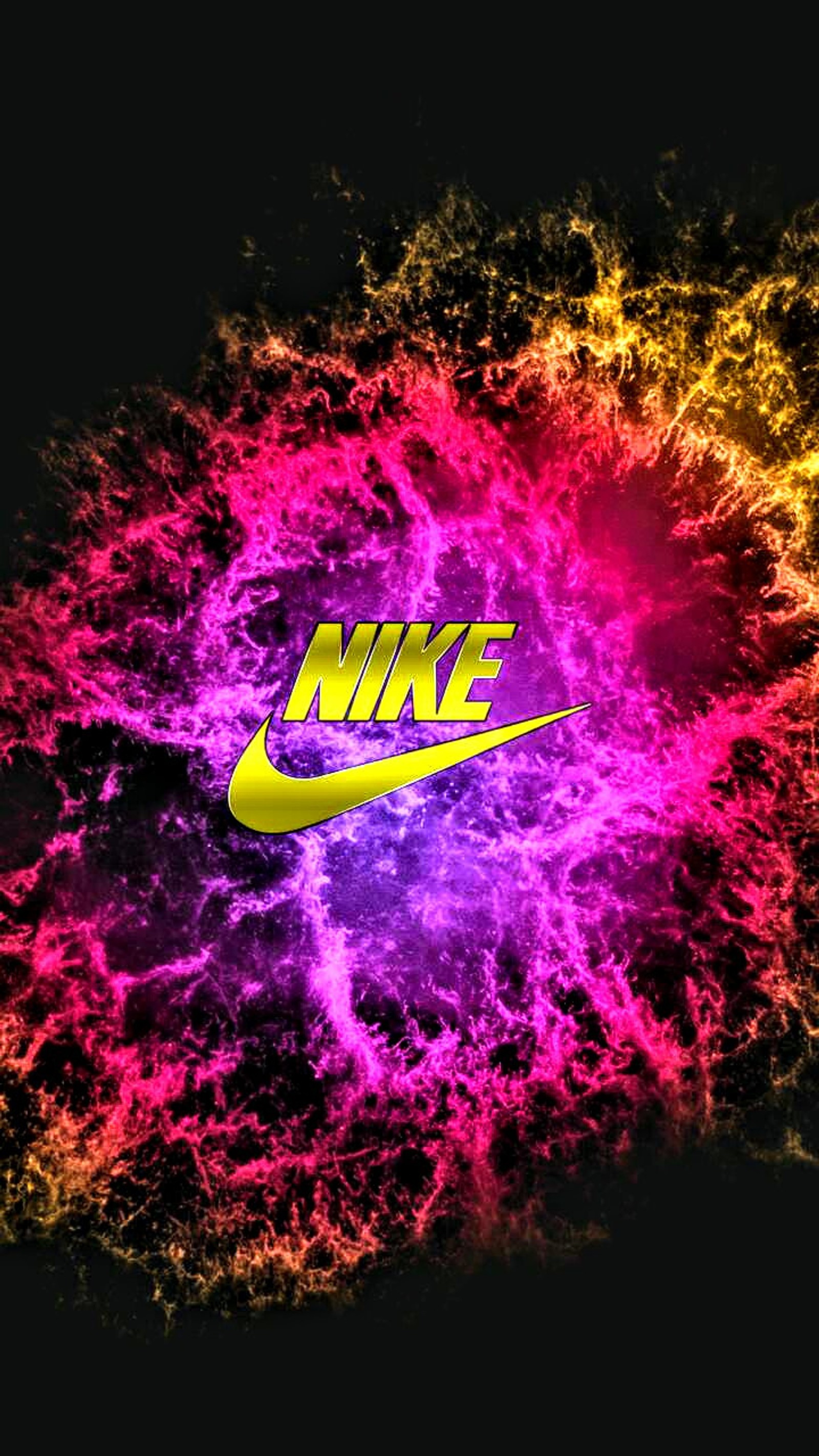 Скачать обои просто сделай это, nike, rainbow water