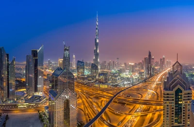 burj khalifa, дорога шейха заеда, sheikh zayed road, дубай, dubai