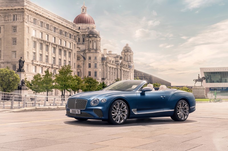 Бентли - континентальный кабриолет (bentley continental gt mulliner convertible, 2020, 5k, машины, обои 4k)