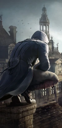 assassins creed unity, xbox one, ubisoft, игра жанра экшн приключение, здание