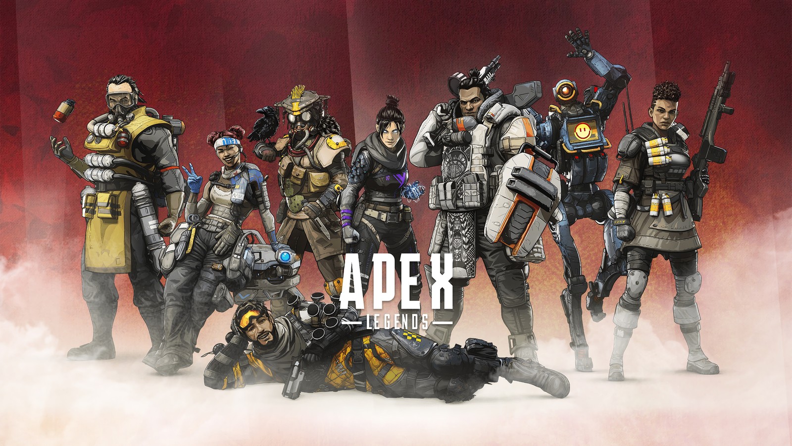 Baixar papel de parede apex legends, jogo de vídeo, bangalore, miragem, mirage