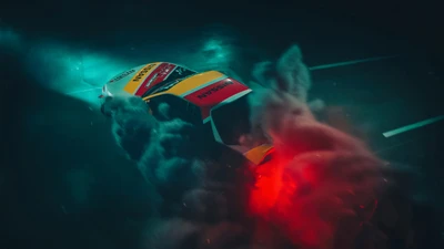 Dynamic Drifting: A Volkswagen Concept Car in an Underwater Scene